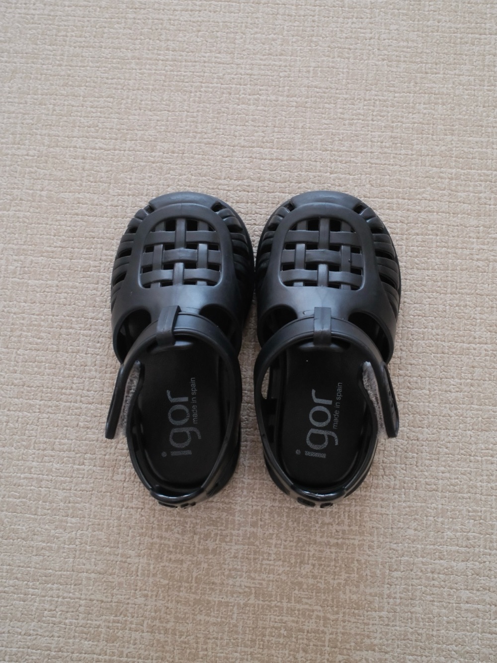 Igor Baby Kids Jelly Sandals - IGOR S10271 TOBBY SOLID SANDALS NEGRO
